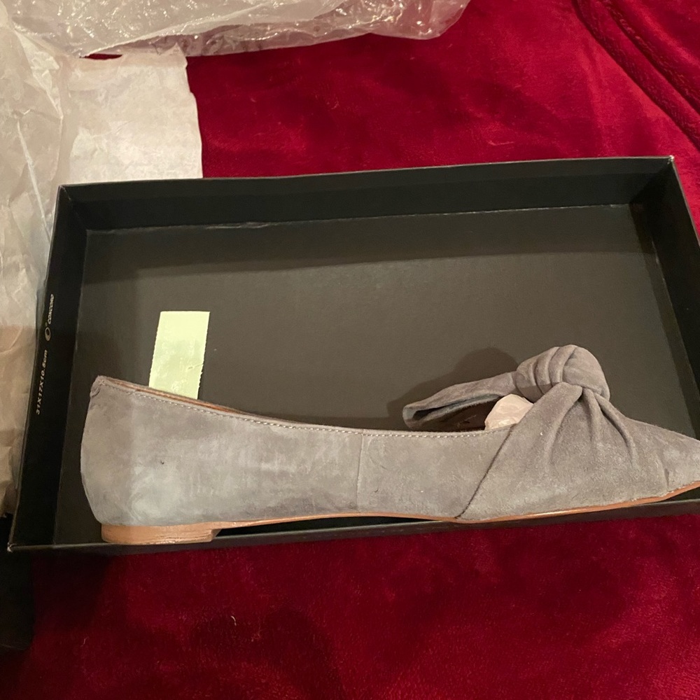 Banana Republic Gray Suede flats